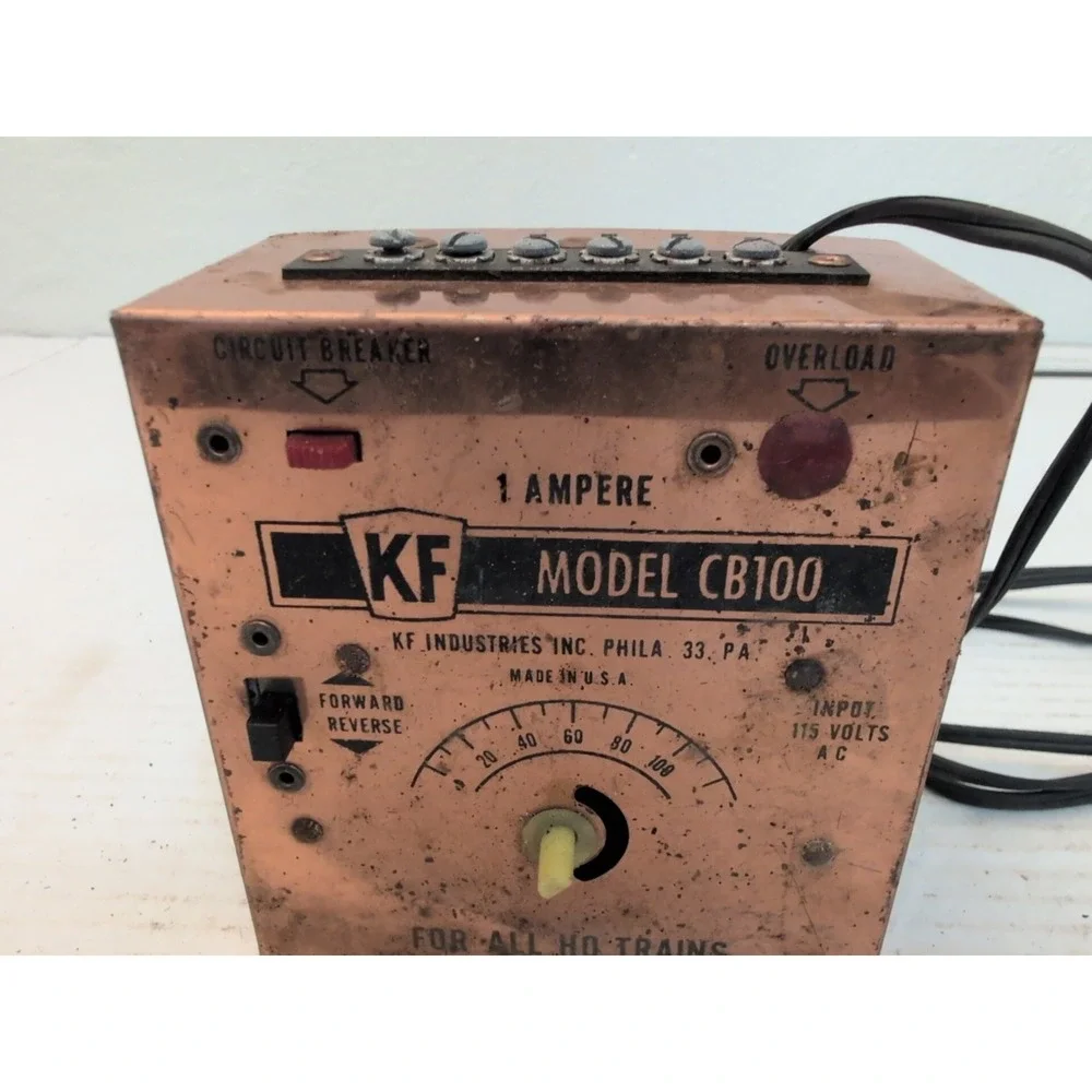 Vintage KF Power Pack Train Transformer HO Trains Model CB100 WORKS